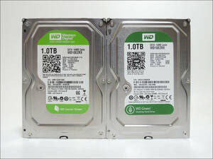 WD 3.5インチHDD WD10EZRX 1TB SATA 2台セット #12928