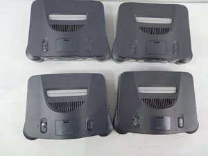 [KAR-877] 任天堂 Nintendo ニンテンドー NINTENDO64 N64 ニンテンドー64 NUS-001他 4台 本体のみ まとめ売り 動作未確認 ジャンク