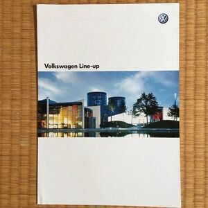 カタログ フォルクスワーゲン VW VOLKSWAGEN Line-up / 2003年発行 見開き2P / ルポ ポロ ゴルフ ビートル パサート トゥアレグ Concept R