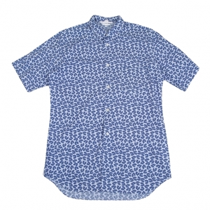 コムデギャルソンシャツCOMME des GARCONS SHIRT コットンCロゴプリントシャツ 水色M 【メンズ】
