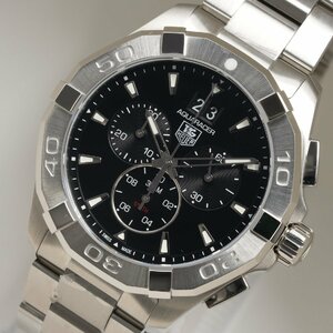 タグ・ホイヤー TAG HEUER 腕時計 アクアレーサー クロノグラフ CAY1110.BA0927 クオーツ メンズ 中古 美品 [質イコー]