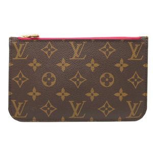 新品同様 ルイヴィトン モノグラム ネヴァーフルPM ブラウン 茶 ポーチ 1114 LOUIS VUITTON