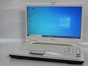 中古ノートパソコン 富士通 FMV-BIBLO NF/E50 Windows10 Core2Duo P8700 2.53GHz 4GB 160GB マルチドライブ 15.6インチ