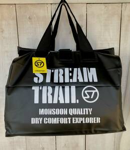 STREAM TRAIL ★ ストリームトレイル ☆ ROLL DOWN TOTE ★ ロールダウントートバック Color → BLACK 