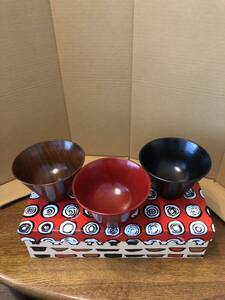 【美品】デザート用和食器　3個口