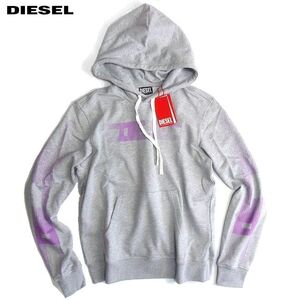 さらに大幅値下げ【3万新品】DIESEL ディーゼル スエット パーカー S-GINN-HOOD-E3 グレー Mサイズ 本物 SALE