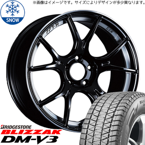 225/65R17 スタッドレスタイヤホイールセット CX8 etc (BRIDGESTONE BLIZZAK DM-V3 & SSR GTX02 5穴 114.3)