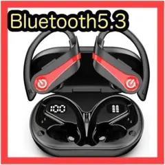 Bluetooth 5.3　耳掛け式 ワイヤレス イヤホン スポーツイヤホン