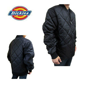 新品 ◆ディッキーズ ◆クロ ◆(S) ◆Dickies メンズ キルティング ジャケット ◆ダイヤモンド ナイロン ジャンパー スタジャン 61242