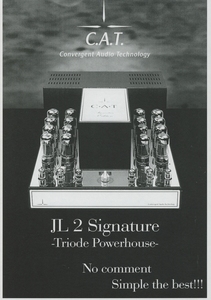 C.A.T JL2Signatureのカタログ Convergent Audio Technology 管3463