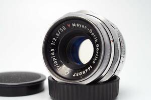 45【良上品】EXA Meyer-Optik Gorlitz Trioplan 1:2,9/50mm マイヤー トリオプラン バブルボケ 赤V 1955年製 f2.9