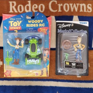 〈未開封品〉Disney トイストーリー&２ウッディ RCカー ブリスター入フィギュア 2個セット まとめて ディズニー