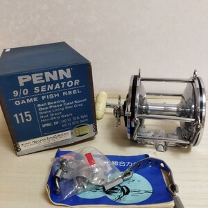 ※ 元箱付き 中古良品 動作快調 PENN SENATOR 9/0 磯 船 大物 ペンセネター ペン セネター MADE IN USA ペンリールジャパン正規輸入品 ※