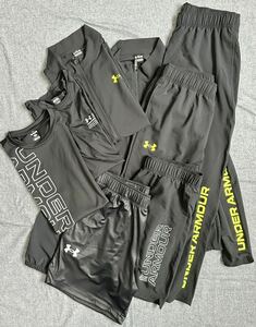 UNDERARMOUR 新品未使用NEWMODEL2024 UAフレッシュウーブンフルジップ ジャケット・UAフレッシュウーブンパンツトレーニングウェア８セット