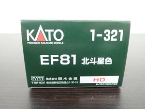 KATO 1-321 EF81 北斗星色 電気機関車 HOゲージ 鉄道模型 動作未確認 現状品 激安１円スタート