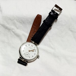 ヴィンテージ　LONGINES　ポーセリンダイヤル　cal 15.26 手巻き　1910年代　ロンジン　チェコ軍　ミリタリー時計　ムーブメント　