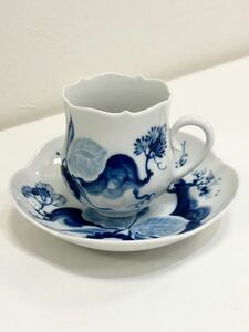 Meissen マイセン カップ＆ソーサー ティーカップ ブルーオーキッド コーヒーカップ 洋食器 