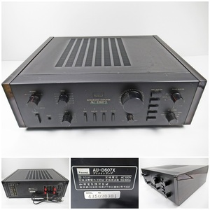 ◆[C12]SANSUI　サンスイ　プリメインアンプ　INTEGRATED AMPLIFIER　AU-D607X　山水　オーディオ機器　電源確認済