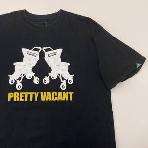 2002SS UNDERCOVER HAZE期 フロッキー PRETTY VACANT NOWHERE 半袖 Tシャツ ブラック 黒 XLサイズ アンダーカバー VINTAGE archive 3080509