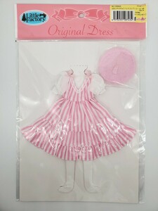 リカちゃんキャッスル 2021年8月 LCドレスコレクション22-3B 色替え版 /ストライプワンピース 新品未開封 リトルファクトリー リカちゃん