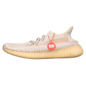 アディダス YEEZY BOOST 350 V2 SYNTH NON-REFLECTIVE イージーブースト 350 V2 ローカットスニーカー グレー/ピンクUS10/27cm FV5578