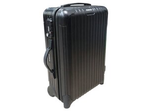 ◎RIMOWA リモワ 2輪 キャリーケース スーツケース アタッシュケース ブラック 33L ユニセックス トランク 旅行 出張 ビジネス 本体