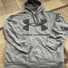 UNDER ARMOUR グレー パーカー XXL