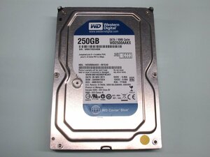 [159]【送料込】SATAハードディスク3.5inch 250GB WD2500AAKX 正常作動品