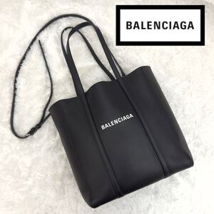 ☆極美品☆BALENCIAGA バレンシアガ エブリデイ XS バッグ 2way ショルダーバッグ トートバッグ ブラック 黒