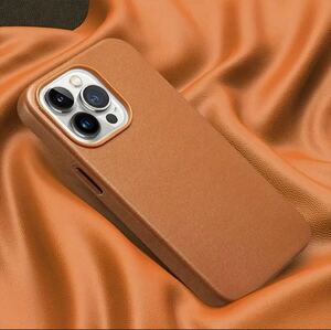 IPhone 16 Pro Max Leather case Browness