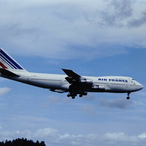 ノ048 航空機 旅客機 飛行機 エールフランス航空 ネガ カメラマニア秘蔵品 蔵出し コレクション 6枚まとめて