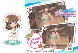 デッドオアアライブ DEAD OR ALIVE Xtreme Venus Vacation ヴィーナス アクリルスタンド アクリルボード ヒトミ