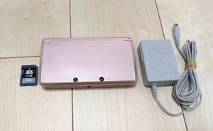 動作品 ニンテンドー Nintendo 3DS ミスティピンク 本体 ダウンロード ソフト 内蔵 ドラゴンクエスト8 VIII 空と海と大地と呪われし姫君