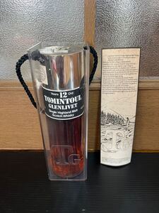 【未開栓】TOMINTOUL GLENLIVET/トミントール グレンリベット/シングル ハイランド モルト スコッチ ウイスキー 12年 750ml 古酒 ケース