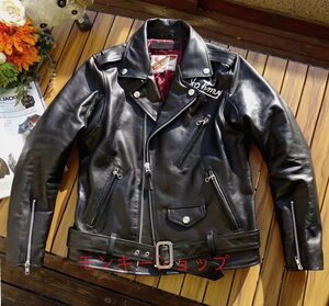 山羊革レザージャケット シープスキン 羊 メンズファッション バイクレザー ライダースレザー S ~ 5xl