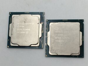 ♪▲【Intel インテル】Core i7-8700 CPU 部品取りI7 2点セット SR3QS まとめ売り 1227 13