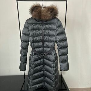 モンクレール★MONCLER ★TINUVIEL★グレー★リアルファー★サイズ1