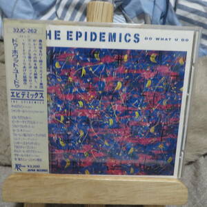 国内盤中古CD、THE EPIDEMICS、エピデミックス、DO WHAT U DO　ピーター・ガブリエル、オノ・ヨーコほか参加。