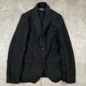 超希少　COMME des GARCONS HOMME コムデギャルソンオム　AD2006 渡辺淳弥　ウール 強 縮絨 歪み　テーラード ジャケット　Lサイズ