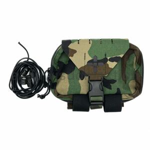 送料無料 新品 COYOTE TACTICAL SOLUTIONS CTS SLIM TEAR OFF MEDICAL POUCH S.T.O.M.P. GEN 2 メディカルポーチ ウッドランド IFAK