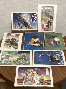 松本零士　浮世絵コレクション　8枚セット