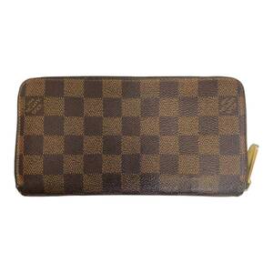 【中古品】LOUIS VUITTON ルイヴィトン ダミエ ジッピーウォレット 長財布 レディース メンズ財布 箱無し L72561RK