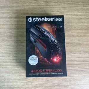 SteelSeries ゲーミングマウス 無線 ワイヤレス Aerox 5 Wireless DiabloⅣ 9ボタン 限定版DiabloⅣ TRUEMOVE AIRセンサー搭載 62403