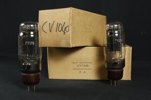 F★ VALVE ELECTRONIC CV1040 KB/Z 真空管 ペア ③【現状渡し品】