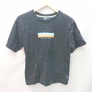 ◇ PEN FIELD ペンフィールド 本体コットン100％ ロゴあり 半袖 Tシャツ サイズL ブラック系 レディース E