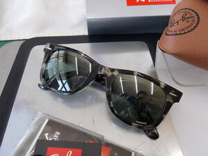 レイバン RayBan ウェイファーラー 偏光サングラスRB2140F-1333/G6-52size お洒落　クロマンスレンズ