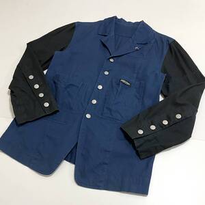 1995AW UNDERCOVER last show 袖切替 カバーオール コート 紺黒 アンダーカバー ジャケット 90s VINTAGE archive 4090433