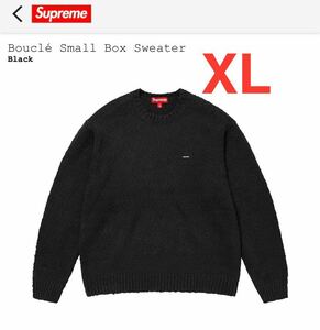 Supreme Boucle Small Box Sweater ブラック XLサイズ シュプリーム BOX LOGO スモボ ボックスロゴ ブークレ スモールボックス セーター