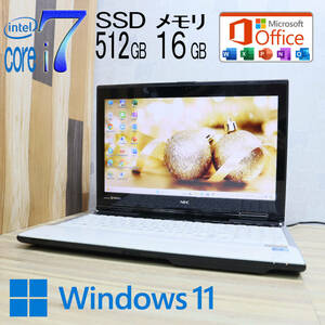 ★美品 YAMAHA♪最上級4コアi7！新品SSD512GB メモリ16GB★LL750/J Core i7-3630QM Webカメラ Win11 MS Office2019 Home&Business★P71310