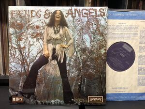 US フィメールFolkブルースORG LP ▼ Martha Velez-Fiends & Angels‘69英London原盤 ▼ FemaleフォークBlues * マルタ・ベレス * UK初版 